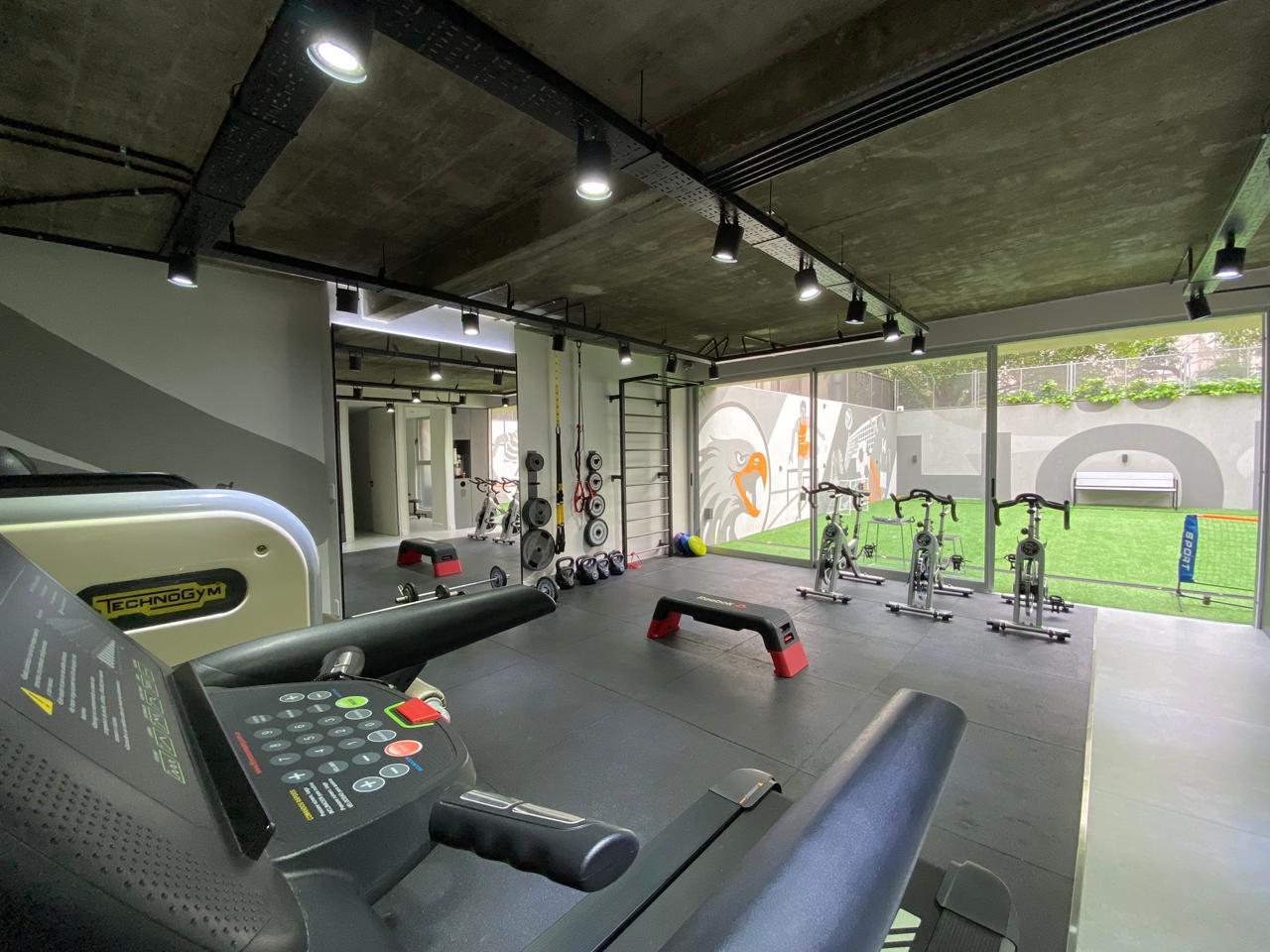 Interior del gimnasio